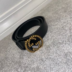 Authentic black Gucci belt